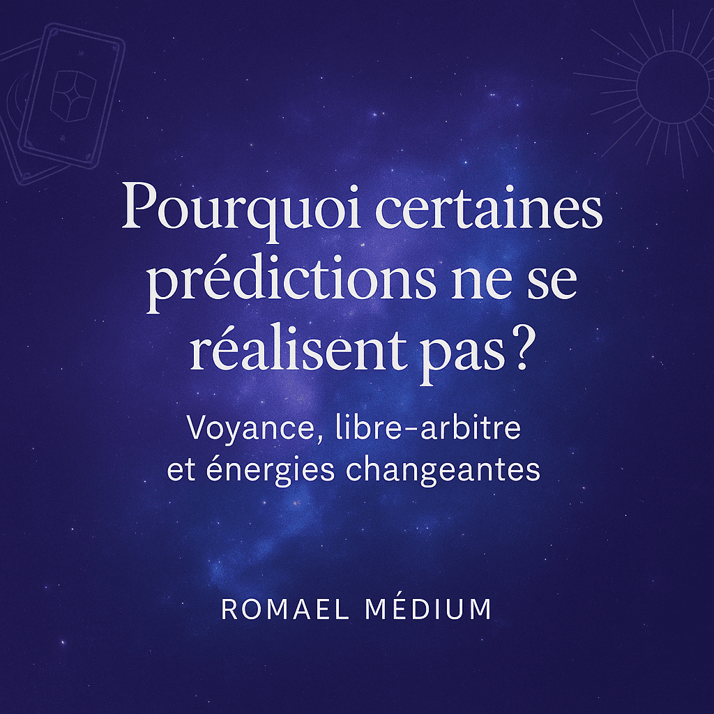 Pourquoi certaines prédictions ne se réalisent pas ? Les erreurs courantes en voyance