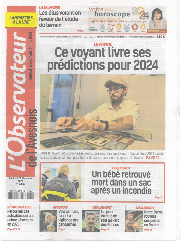 Romael voyance presse observateur