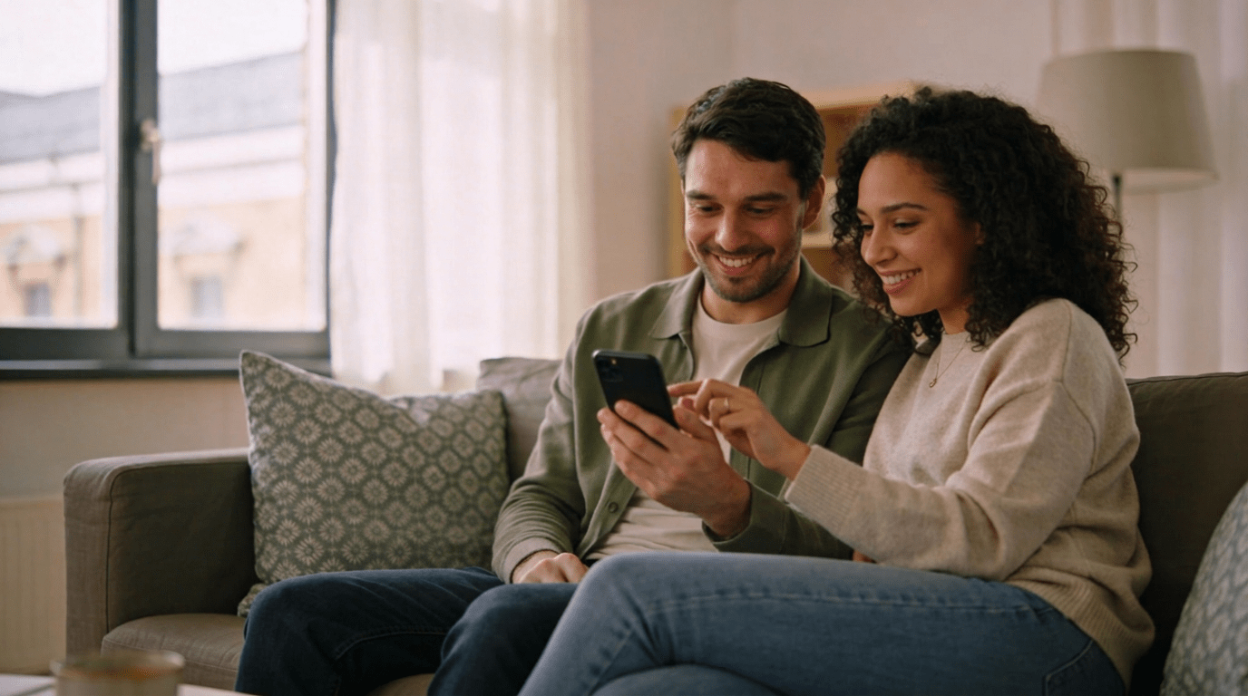 Illustration spirituelle d'une consultation de voyance privée à distance dans une ambiance mystique