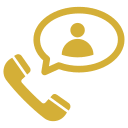 Icône appeler un médium