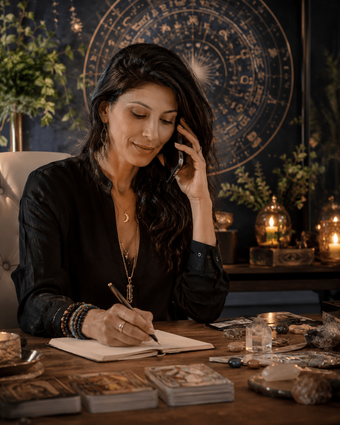 Consultation de voyance discount par téléphone avec une ambiance mystique