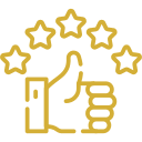 Icône satisfaction clients